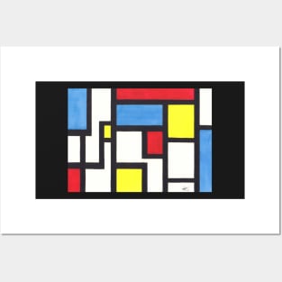 Tribute to Mondrian I Posters and Art